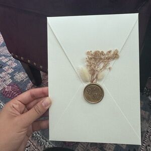 Gorgeous Wax sealed Envelopes with W & N